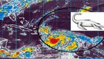 Dinosaurio detectado en foto de radar de meteorologia tras paso tormenta Isaac por Puerto Rico