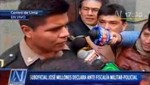Suboficial Millones respondió ante Fiscalía Militar Policial por denuncias sobre Operación Libertad [VIDEO]
