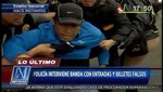 Policía detuvo a revendedores que intentaban comercializar entradas falsas para partidos de Eliminatorias [VIDEO]