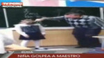 Niña rusa pateó los testículos de profesor pegalón [VIDEO]