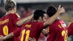 España goleó 5 - 0 a Arabia Saudí