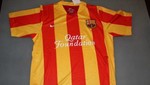 Barcelona tendrá camiseta alterna con los colores catalanes en 2013