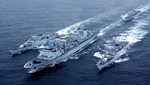 ¿Flotas Navales Militares de los EEUU y China luchando contra una flota Ovni? [VIDEO]