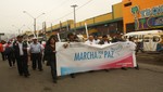 Marcha por la Paz movilizó a más de 3 mil vecinos en San Juan de Miraflores