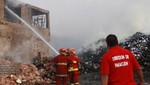 Otro almacén del Ministerio de Educación en riesgo de incendiarse [VIDEO]