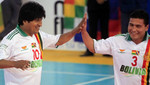 Evo Morales jugó partido de fulbito en Coliseo Manuel Bonilla [VIDEO]