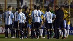 Encuentro entre Argentina y Brasil se suspendió por problemas de iluminación