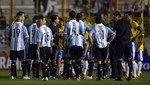 Encuentro entre Argentina y Brasil se suspendió por problemas de iluminación