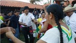 Evo Morales es nombrado Cacique de Bolivia