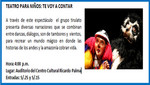 [Agenda Cultural de Miraflores] Teatro Para Niños: Te voy a contar - 13 de octubre de 2012