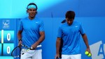 Rafael Nadal y Marc López se alistan para la final de dobles en Indian Wells