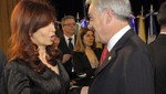 Sebastián Piñera recibe a Cristina Fernández en La Moneda