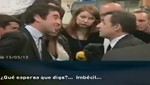 Sarkozy llama 'imbécil' a un periodista