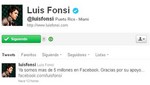 Luis Fonsi celebra sus 5 millones de seguidores en Facebook