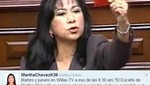 Martha Chávez tendrá un espacio propio en la televisión mientras cumple sanción