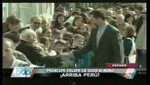 El príncipe  Felipe de España  le dijo 'Arriba Perú' a un niño en Madrid [VIDEO]