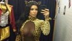 Kim Kardashian se viste de tigresa para Halloween