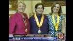Bachelet y primera dama de El Salvador son huéspedes ilustres de Lima [VIDEO]