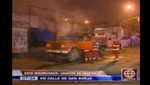Camión de carga  se incendió en San Isidro [VIDEO]