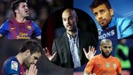 Guardiola pidió que despidan a Villa, Alves, Fábregas y Piqué para renovar en Barcelona