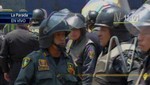 Tanquetas de la policía llegan a la zona de La Parada [VIDEO]