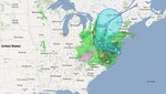 Google lanza mapa especial para seguir evolución del huracán Sandy