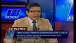 Padre de Ciro Castillo felicitó que no se archive el caso de su hijo