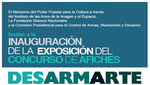 [Venezuela] Inauguración de la Exposición Concurso de Afiches Desarmarte