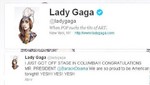 Lady Gaga saluda a Barack Obama por su reelección