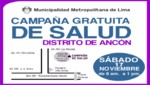 Municipalidad de Lima organiza campañas de salud en Ancón y Puente Piedra