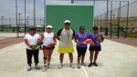 Duplas campeonas en el Campeón de Campeones de Paleta Frontón