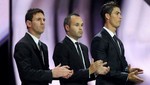Messi, Cristiano Ronaldo e Iniesta son los finalistas para ganar el 'Balón de Oro'