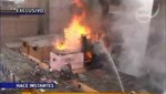 Breña: incendio acaba con 7 casas de complejo habitacional [VIDEO]