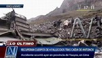 Lima: avión Antonov quedó destrozado en Yauyos [VIDEO]