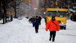 Estados Unidos es golpeada por una tormenta de nieve