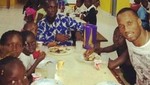 Didier Drogba almorzó con niños africanos por Navidad