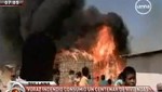 Sullana: incendio destruye 100 viviendas y hay 298 familias damnificadas [VIDEO]