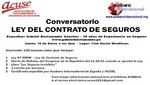 Conversatorio 'Ley de Contrato de Seguros' : 10 de enero de 2013