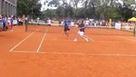 Mauricio Macri le dio un pelotazo a Andy Roddick [VIDEO]