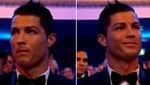 Estas fueron las expresiones de Ronaldo tras conocer victoria de Messi en el Balón de Oro [VIDEO]