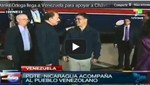 Presidentes de Nicaragua y Bolivia llegaron a Venezuela [VIDEO]