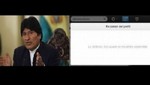 Investiga quién usa cuenta de Twitter de Evo Morales