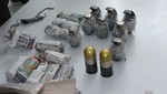 Incautan granadas de guerra en  un vehículo turístico en Tumbes