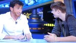 Justin Bieber se divierte en el 'El Hormiguero 3.0' (video)