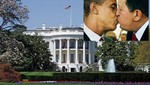 La Casa Blanca criticó fotomontaje de Obama besando a Hugo Chávez