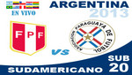 En Vivo Sudamericano sub20: Perú Vs. Paraguay