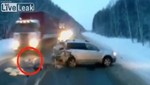 Bebé sobrevive de un accidente en Rusia [VIDEO]