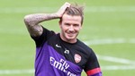 David Beckham está entrenando con el Arsenal
