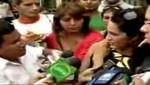 Kina Malpartida a periodista: 'No me toques que te puedo enjuiciar' [VIDEO]