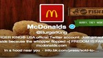 Hackearon la cuenta de Twitter de Burger King